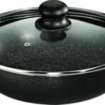 Butterfly Granza Non-Stick Aluminium Kadai with Lid, 24 cm