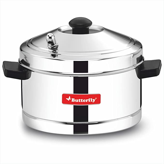 Butterfly 6 Plates Idli Aluminium Inner Lid Pressure Cooker | Buy Online in UK at ZetMart (Copy)